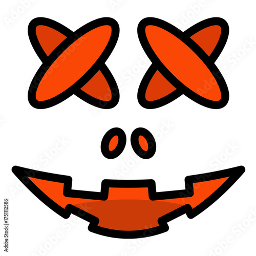 scary face filled