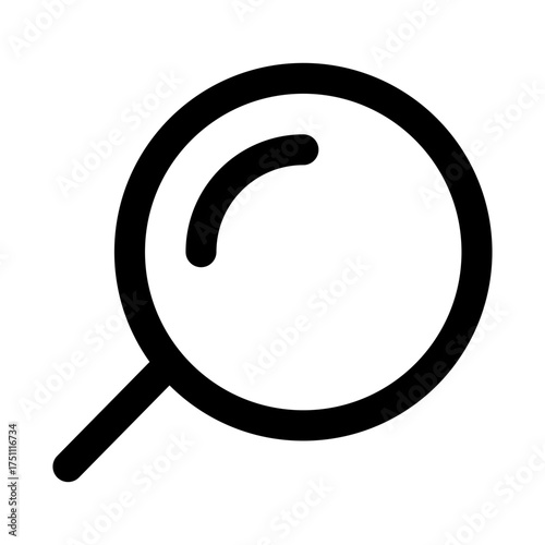 Search modern icon for professional and creative exploration, discovery, and research projects