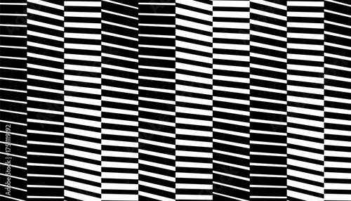 Black and white abstract and sporty design element for modern background and jersey design. Fully editable vector element. Vector Format Illustration. 