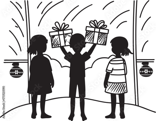 Christmas feast brings families together