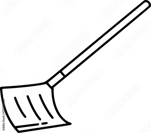 Rake Icon – Gardening and Farming Tool Symbol