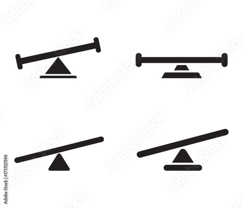 Icon of a seesaw silhouette.