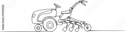 Farm Tractor and Agriculture Icon