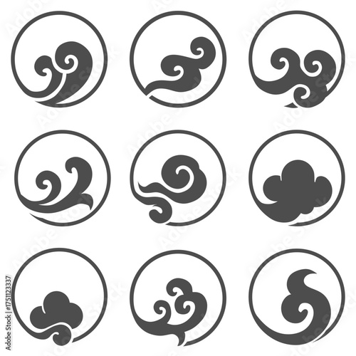 Abstract Cloud Symbols