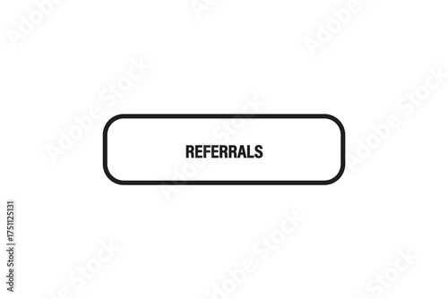 Print button ,web template, referrals, banner label, vector symbol 


