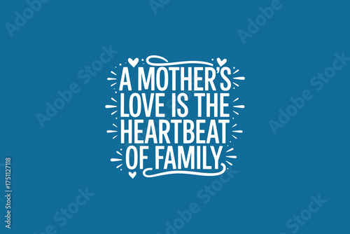Mother’s Heartbeat Love Vector