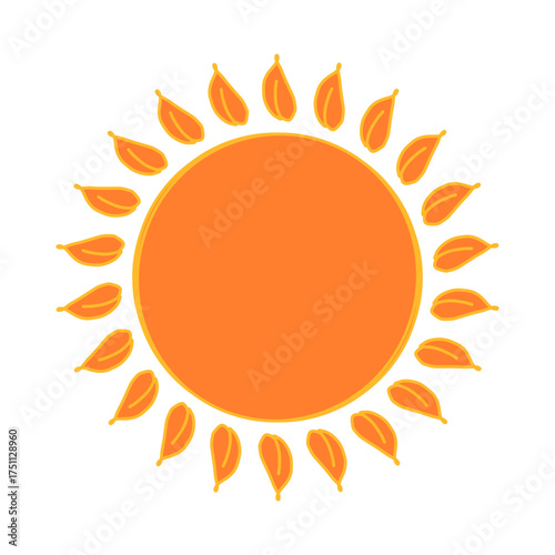abstract sun vector illustration