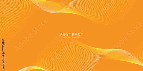abstract creative blend wavy background on orange.