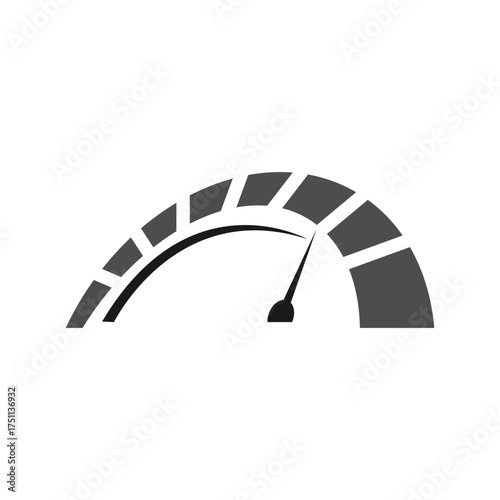 speedo meter logo vector illustration.