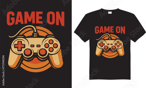 Gaming Graphic Vector t-shirt Design.