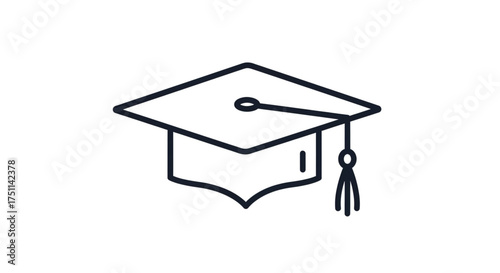 Graduation cap, a symbol of academic achievement and the culmination of hard work and dedication to learning
