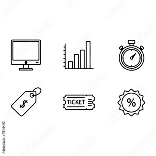 set of vector icons