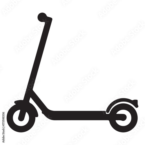 Electric scooter vector illustration perfect for transportation solutions and micro mobility options focusing on sustainability and eco friendly commuting