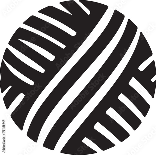 black and white yam baseball vector  illustration