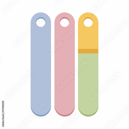 Elegant Minimalist Bookmark Icon Vector Design