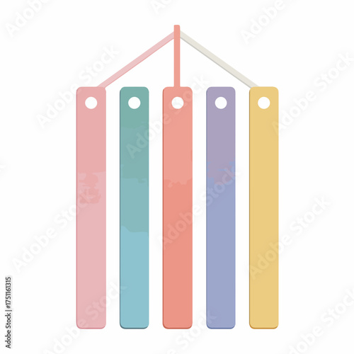 Sleek Minimalist Bookmark Vector Icon Design
