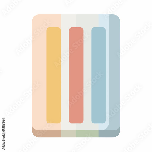 Modern Minimalist Passport Flat Icon Design