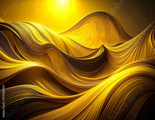 Mysterious Detail, Mood Dramatic Wallpaper Background Lighting Yellow CloseUp Art Abstract conveying LowKey Monochrome Line