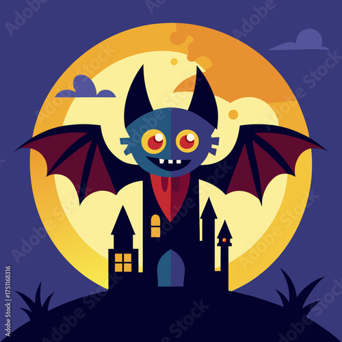 Halloween Bat Fly Animation – Spooky Bat Transition Effect for Videos