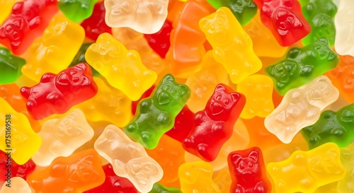 Colorful Gummy Bears - A Sweet and Chewy Treat.