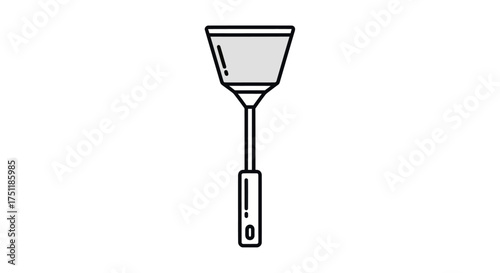 Simple Vector Illustration of a Cooking Spatula.