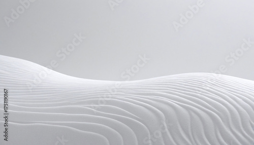 Styrofoam surface with modern wave pattern creating unique visual effects for architectural models or product design applications with smooth flowing lines and contemporary aesthetic qualities