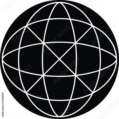 Wireframe torus hovering above pink purple neon grid