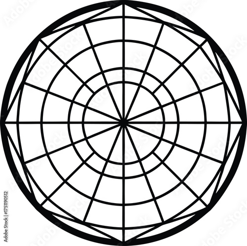 Wireframe torus spinning above endless neon floor