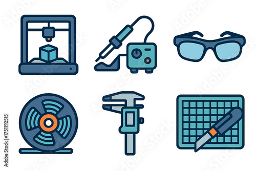 Essential tools and equipment for maker space, 3D printing, and electronics fabrication activities