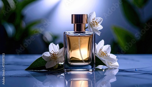 Eleganza in Bottiglia: Profumi, Fragranze e Lusso Sensoriale, fotografia still life ad alta risoluzione per concetti di lusso e bellezza