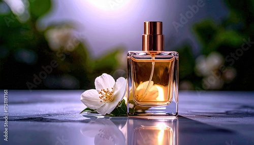 Eleganza in Bottiglia: Profumi, Fragranze e Lusso Sensoriale, fotografia still life ad alta risoluzione per concetti di lusso e bellezza