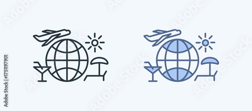 Holiday Package Multiple Style Icon Collection