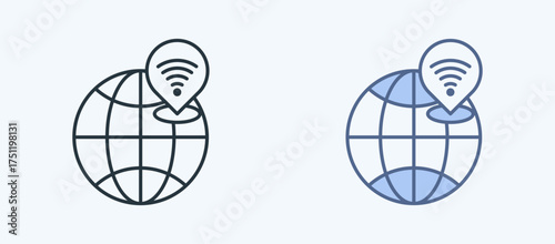Wifi Access Multiple Style Icon Collection