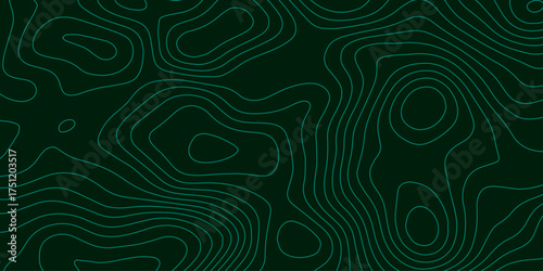 Abstract topographic contours map background. Topography lines and circles background. Topographic map Patterns, Topographic map and place for texture. Vector illustration