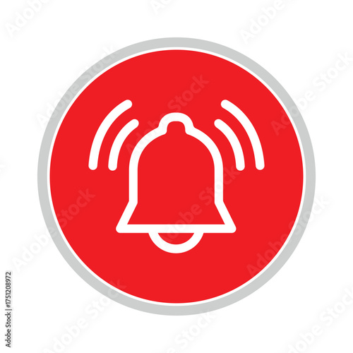 Bell Notification Icon – High-Quality Vectorial Stock Image