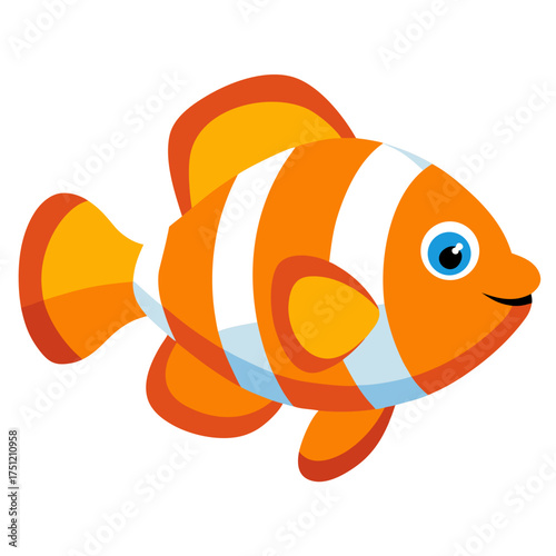 Tuna fish underwater large species detailed design vector illustration