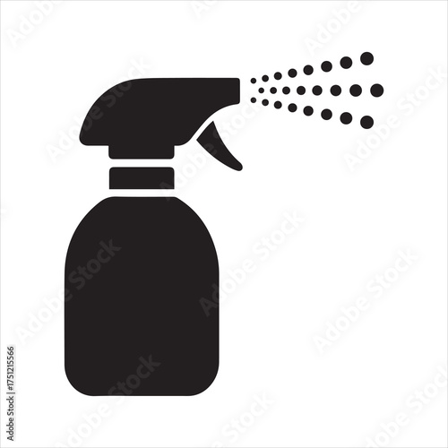 Spray bottle vector icon