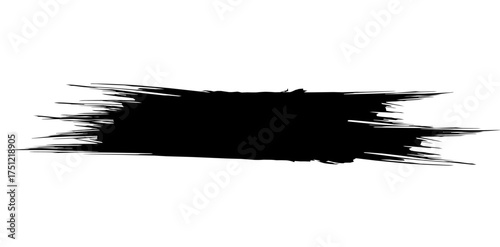 ink stoke brush. black ink brush. abstract grunge background