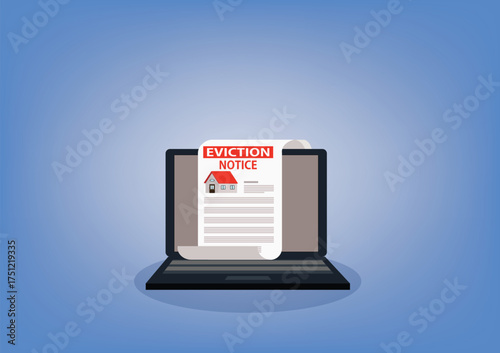 Foreclosure house for sale.Eviction notice
