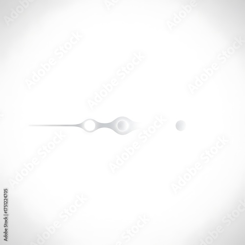 Minimalist White Background with Abstract Shapes and Light.