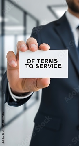Terms of Service - A Businessmans Commitment to Clear Agreements.