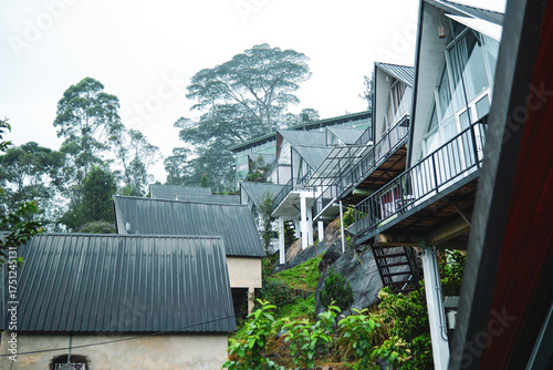 Houses at The Waterfall Villas in Sri Lanka.