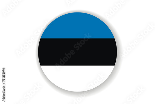 Flag of Estonia. Estonian national symbol in official colors. Template icon. Abstract vector background. Round glass light ball, 3D big bubble, sphere. Free Download Flag of Estonia. Estonian national symbol in official colors. Template icon. Abstract vector background. Round glass light ball, 3D big bubble, sphere. - GFXLoad