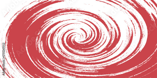 Red swirl pattern with liquid drop lines design in a vortex of light and motion