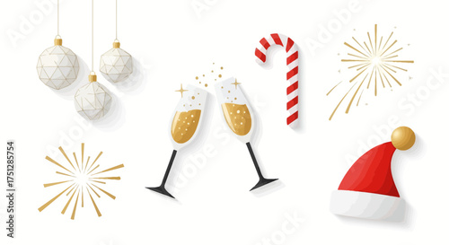 Christmas & New Year Celebration Icons