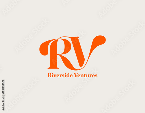 This logo features the initials 'RV' in a modern and artistic style, representing Riverside Ventures and its innovative approach to business and investment.