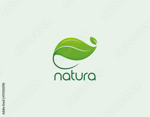 This logo features a vibrant green leaf design symbolizing nature, sustainability, and eco-friendly values, perfectly representing a brand committed to environmental wellness.