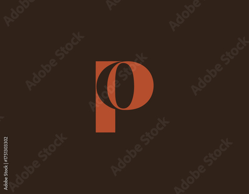 A sophisticated logo featuring the letter P with a modern twist, showcasing a unique design element that embodies creativity and professionalism for a forward-thinking brand.