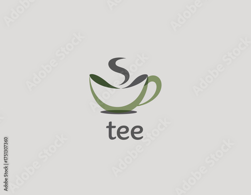 A delightful logo featuring a tea cup, conveying warmth and comfort, suited for any tea-related business aiming to create a cozy atmosphere and branding.