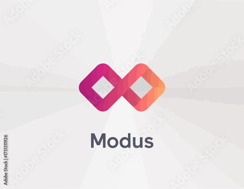 This logo depicting infinity symbolizes endless possibilities and connectivity, making it an excellent choice for tech companies and innovative startups seeking to inspire.